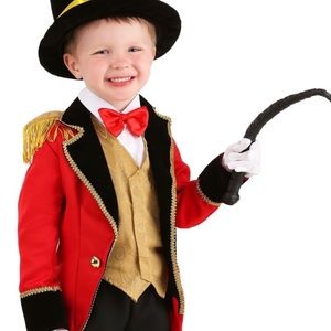 Toddler Circus Ringmaster Costume Size 4T